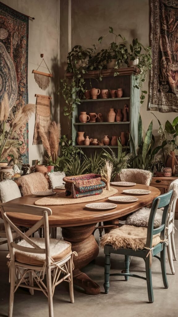 Boho Dining Room Ideas - DecorPedlar