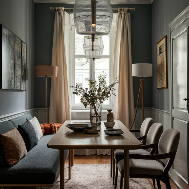 Narrow Living Room Dining Room Combo Ideas