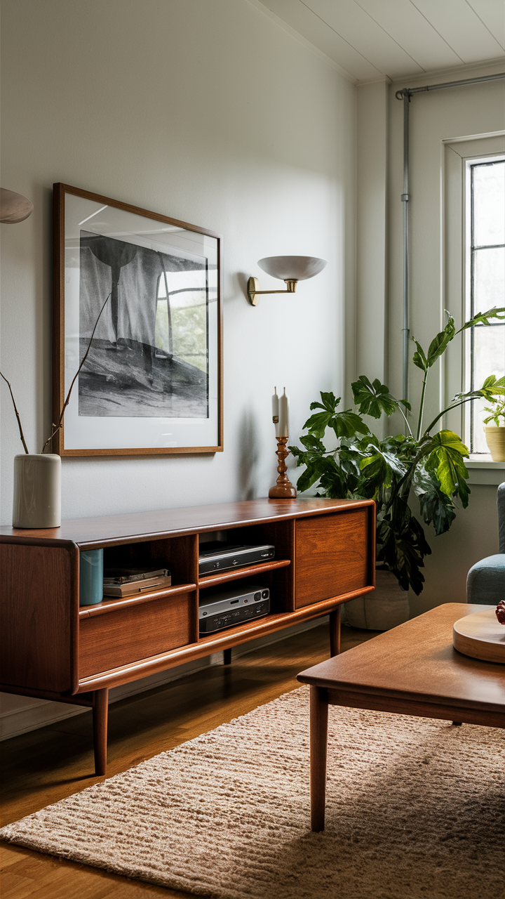 Danish Teak Media Console