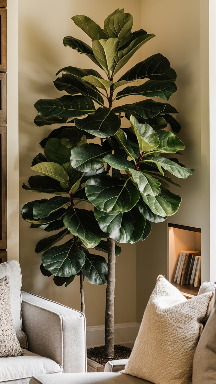 Tall Indoor Plant for the corner in a living room