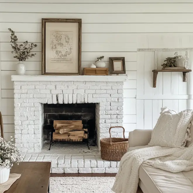 25 Painted Fireplace Ideas to Transform Your Living Space