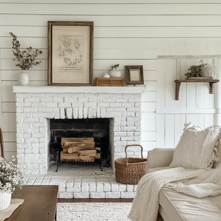 25 Painted Fireplace Ideas to Transform Your Living Space