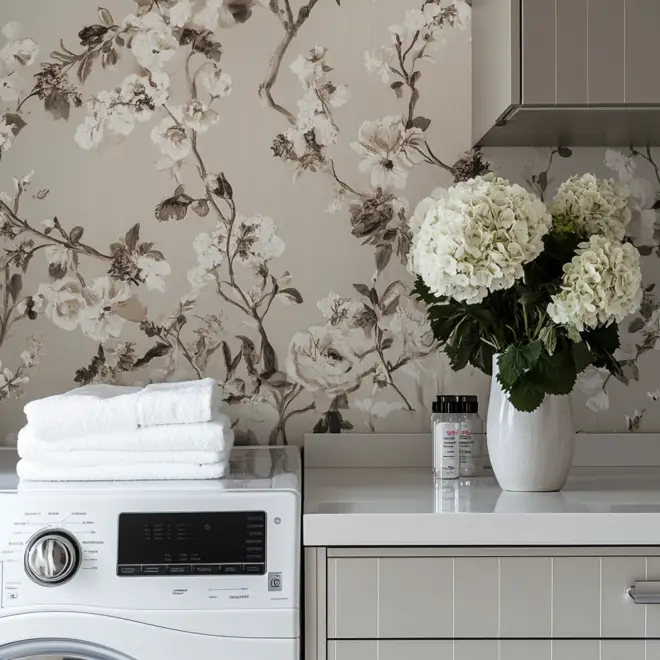 Laundry Room Wallpaper Ideas