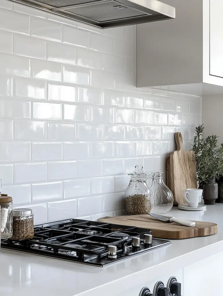 20 White Kitchen Backsplash Ideas: Elevate Your Culinary Space