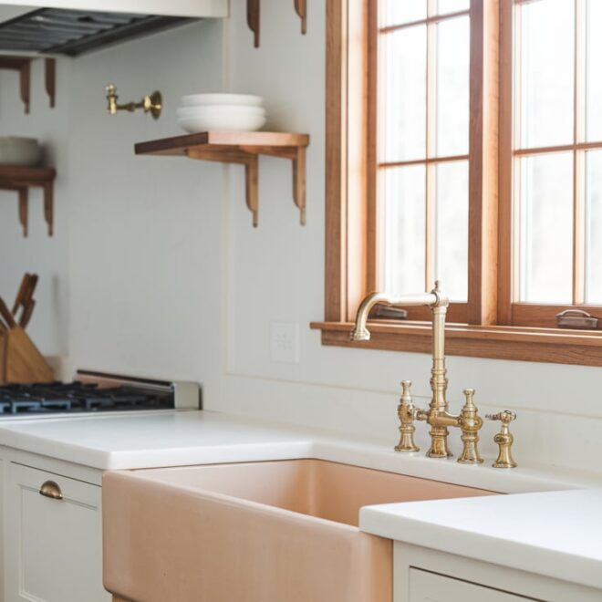 25 White Kitchen With Wood Accents: Timeless Elegance Meets Natural Warmth