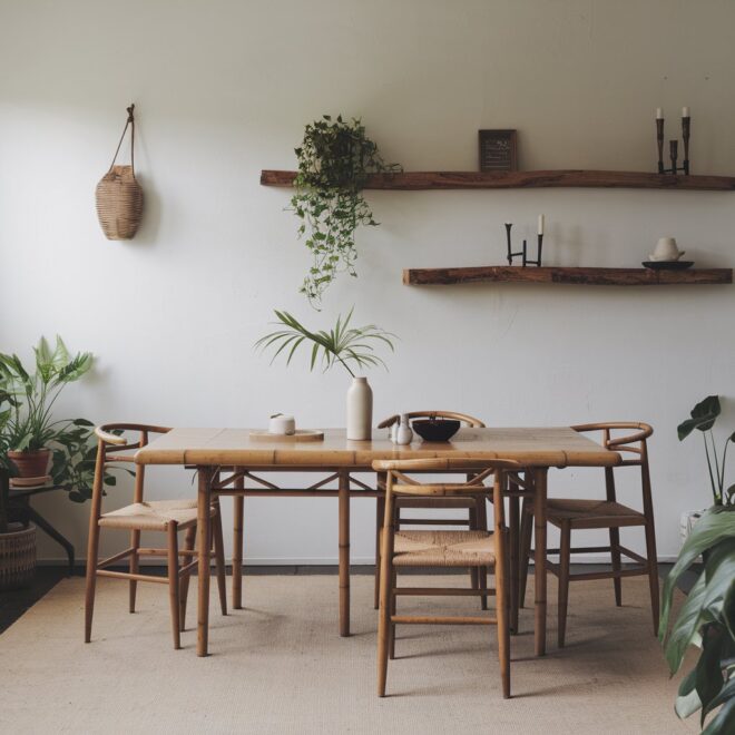 20 Japandi Dining Room Designs: Blending Scandinavian Simplicity with Japanese Elegance