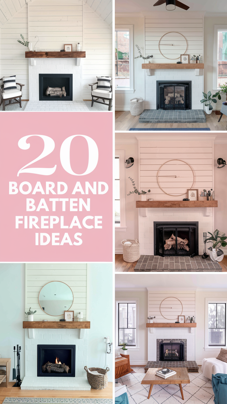 20 Board and Batten Fireplace Ideas for a Cozy and Stylish Home Upgrade
