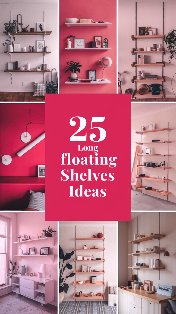 25 Long Floating Shelves Ideas: Maximizing Wall Space with Style