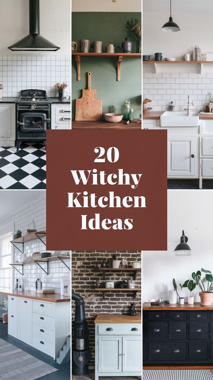 20 Witchy Kitchen Ideas: Enchanting Designs for Modern Magical Cooking Spaces