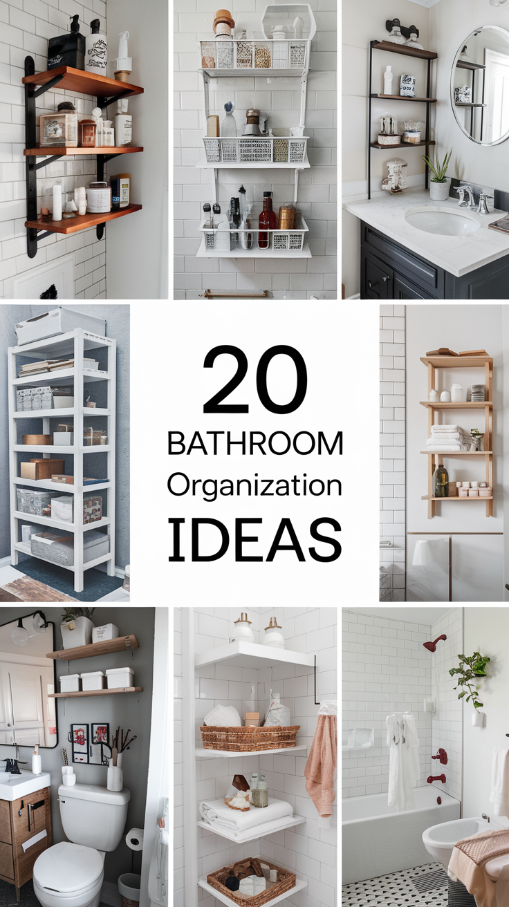 20 Bathroom Organization Ideas: Transform Your Space in 2025
