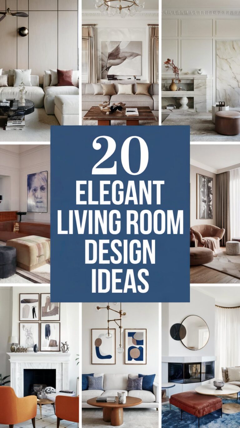 20 Elegant Living Room Design Ideas