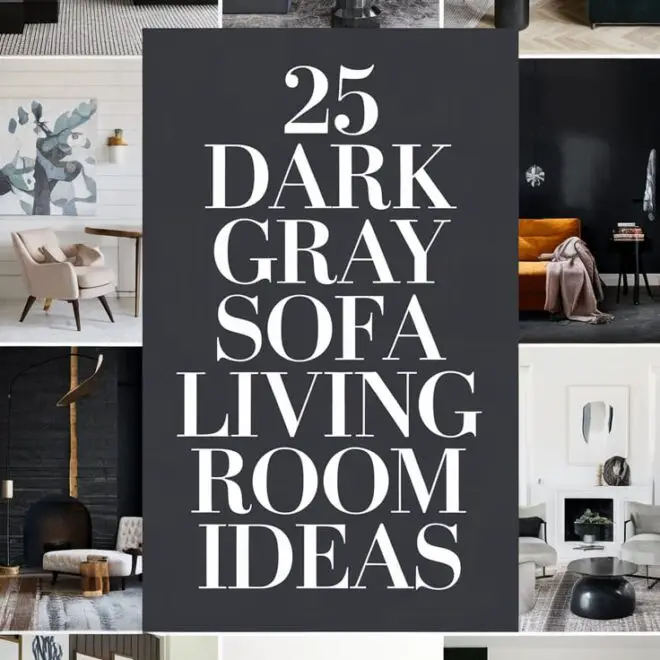 25 Dark Gray Sofa Living Room Ideas