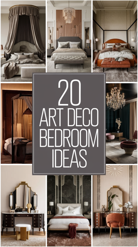 20 Art Deco Bedroom Ideas