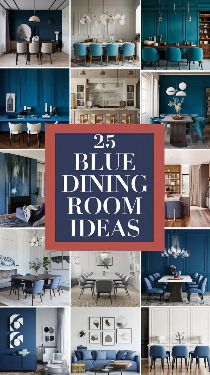 20 Blue Dining Room Ideas