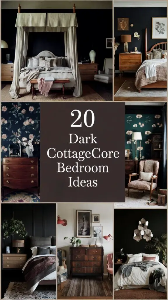 Dark Cottagecore Bedroom Ideas