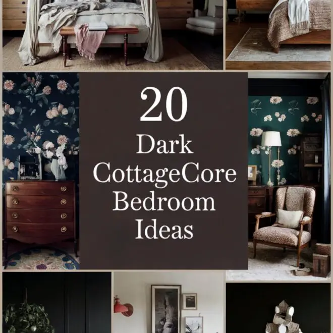 20 Dark Cottagecore Bedroom Ideas: Embracing Moody Rustic Charm