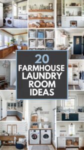 20 Charming Farmhouse Laundry Room Ideas That Blend Style With Function