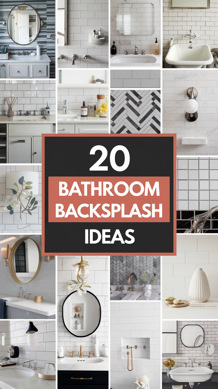 20 Stunning Bathroom Backsplash Ideas That Combine Style With Functionality