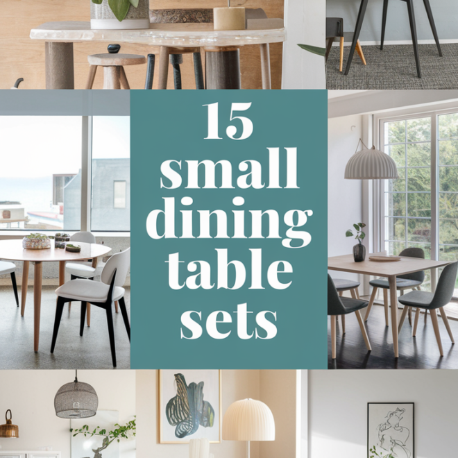 Small Dining Table Sets