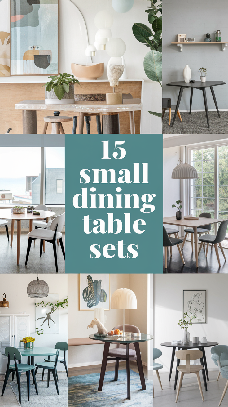 15 Small Dining Table Sets That Prove Size Doesn’t Matter