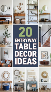 20 Stylish Entryway Table Decor Ideas