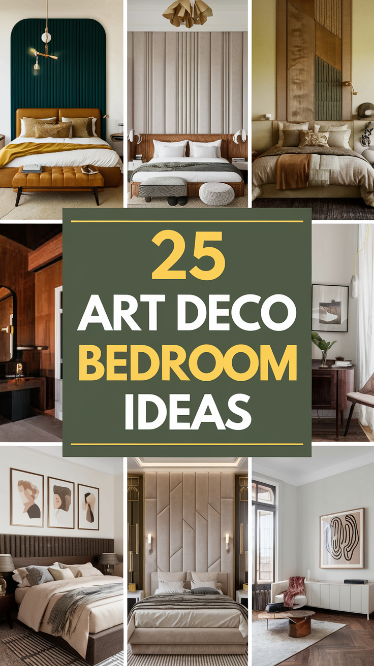 25 Glamorous Art Deco Bedroom Ideas That Blend Vintage Charm With Modern Luxury