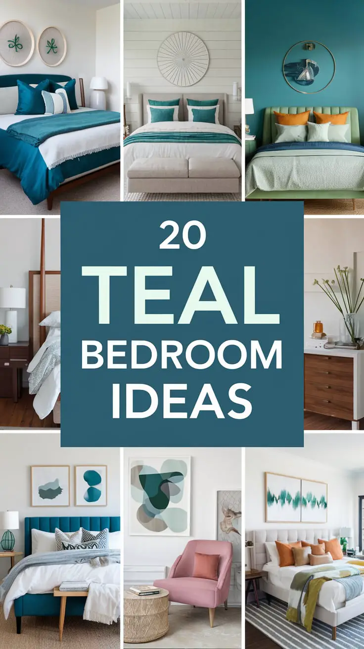 20 Teal Bedroom Ideas For You That Will Make You Ditch Dreary Decor Forever