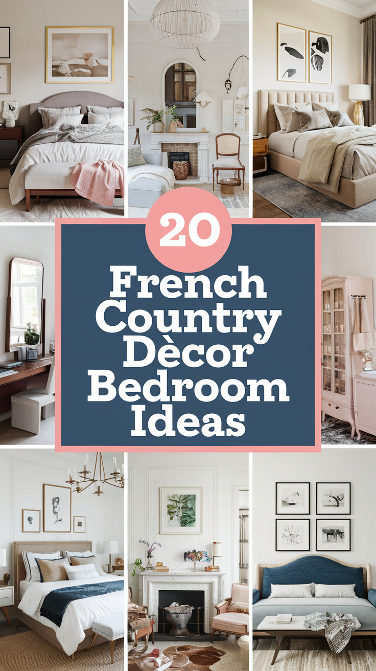 20 French Country Décor Ideas to Make Your Bedroom Feel Like a Provincial Dream