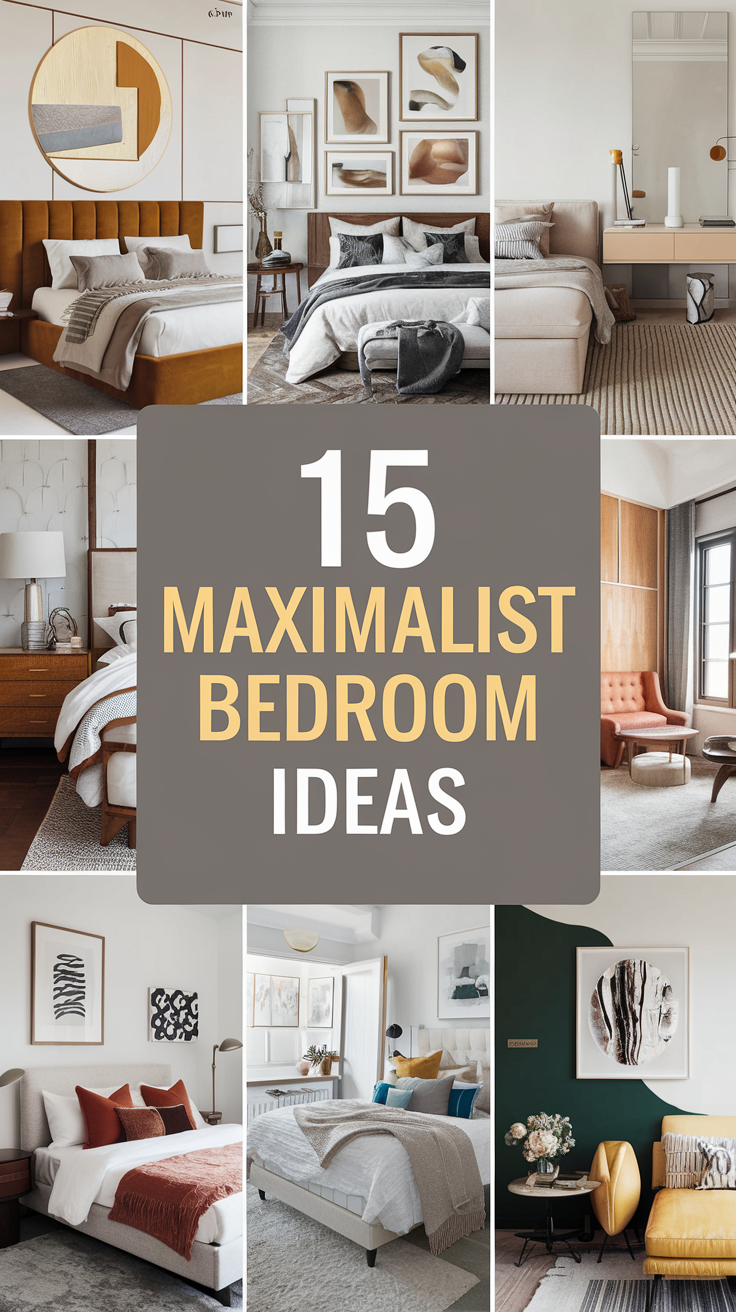 20 Maximalist Bedroom Ideas That Will Transform Your Boring Sleep Space Into a Personal Paradise