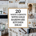 20 White Cabinets With Gold Hardware Kitchen Ideas That Exude Timeless Elegance