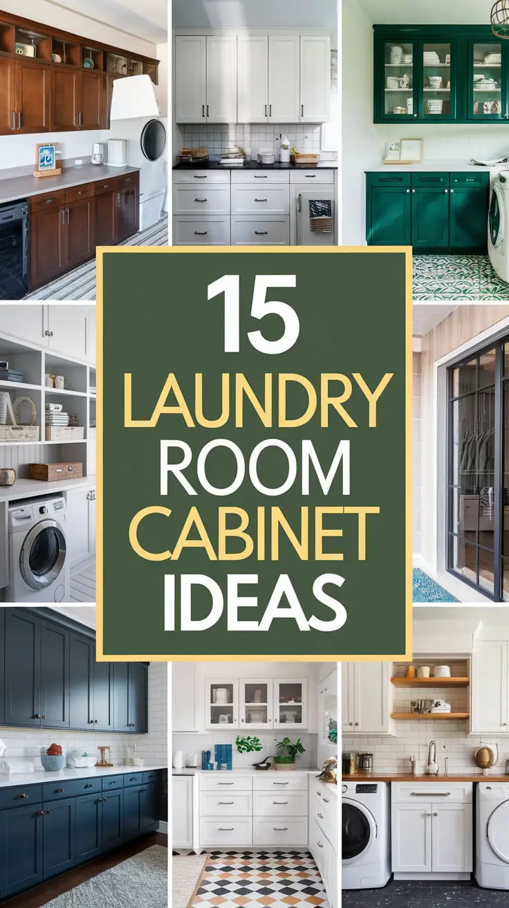 15 Laundry Room Cabinet Ideas That Will Transform Your Chore Space