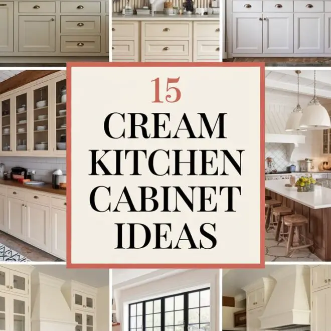 Cream Kitchen Cabinet Ideas