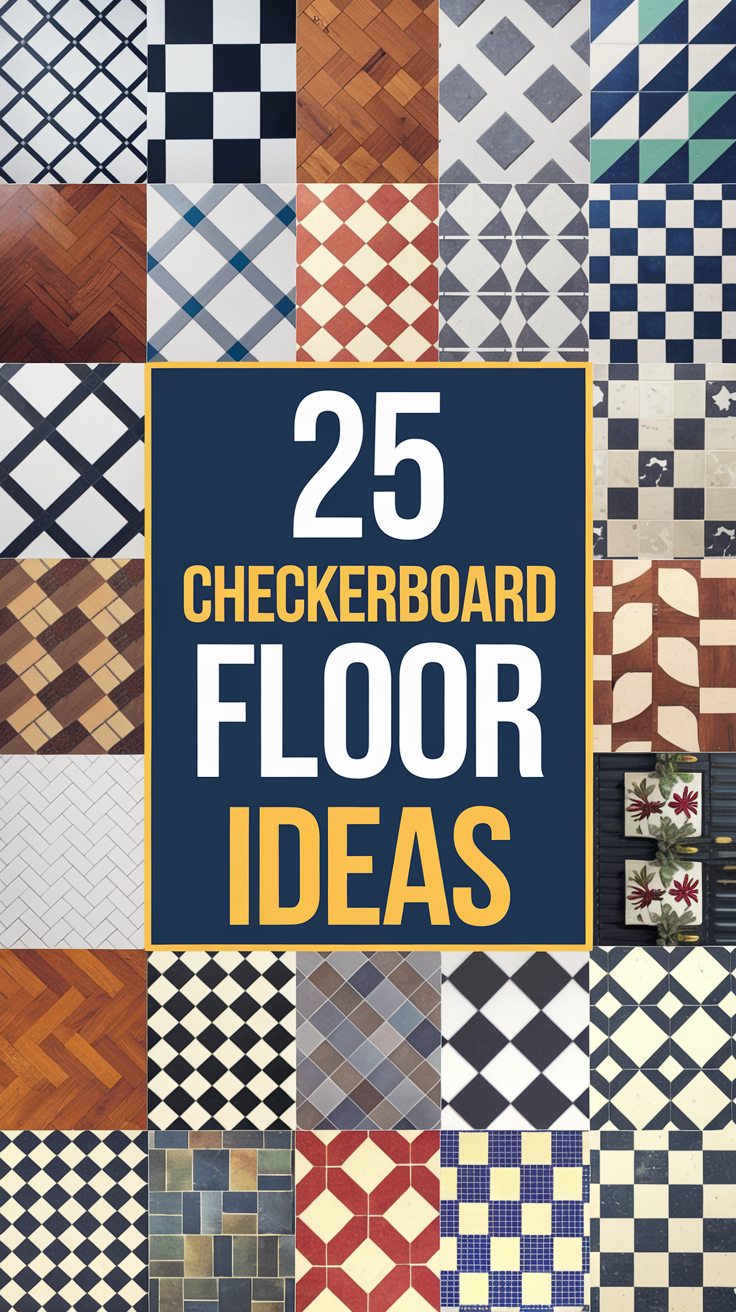 20 Checkerboard Floor Ideas That Combine Timeless Appeal with Modern Style