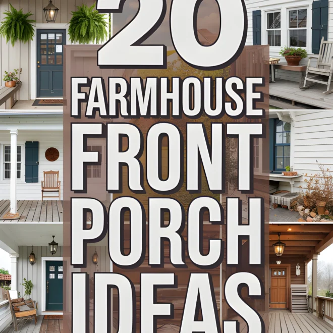 20 Farmhouse Front Porch Ideas To Transform Your Home’s Exterior
