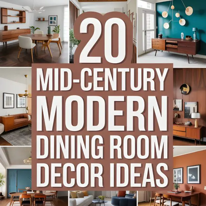 20 Mid-Century Modern Dining Room Decor Ideas for Timeless Elegance