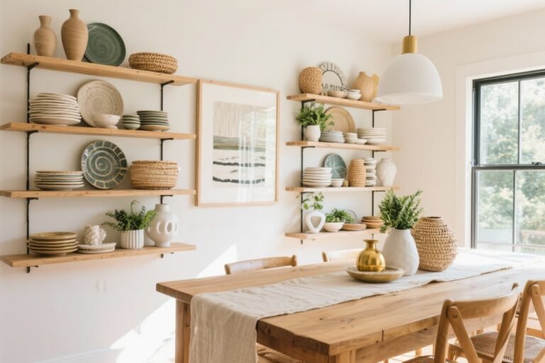 12 Dining Room Shelf Decor Ideas That Guests Will Obsess Over