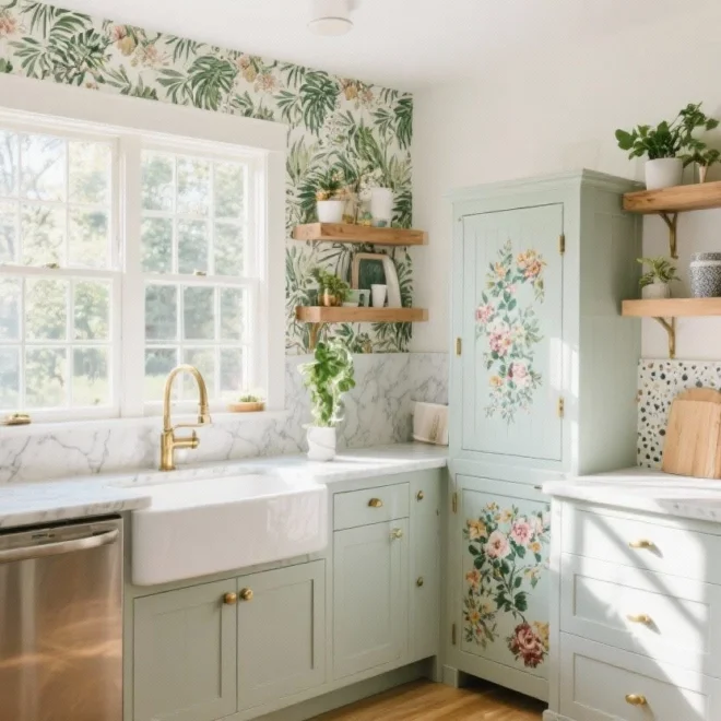 12 Kitchen Wallpaper Ideas That Instantly Elevate Your Cooking Space