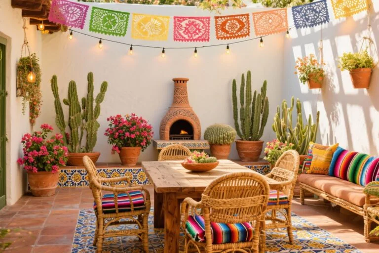 12 Mexican Patio Decor Ideas That Bring Instant Color and Joy