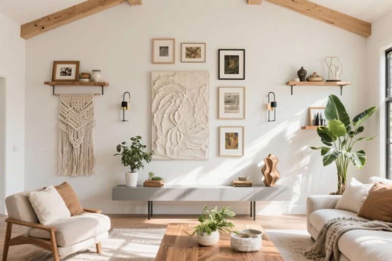 15 Clever Ways to Decorate a Big Blank Wall That Wow