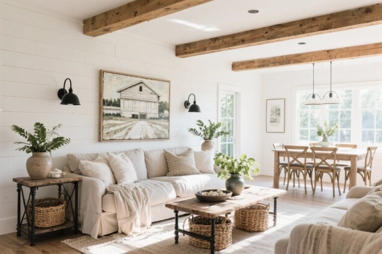 15 Modern Farmhouse Home Decor Ideas That Feel Cozy yet Seriously Chic