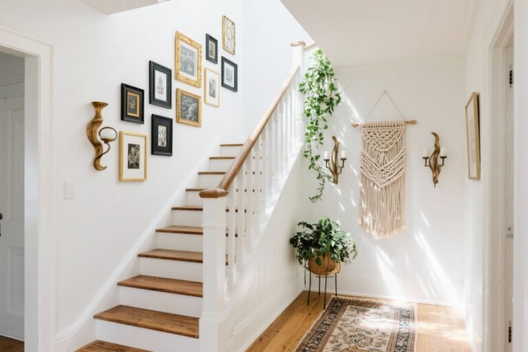 16 Staircase Wall Decor Ideas That Instantly Elevate Your Home