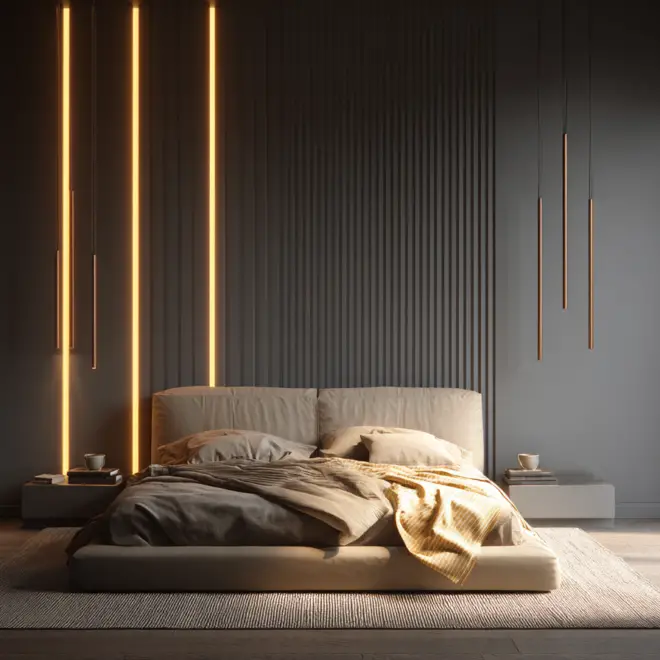 18 Bedroom Accent Wall Lighting Ideas To Brighten and Beautify Your Space