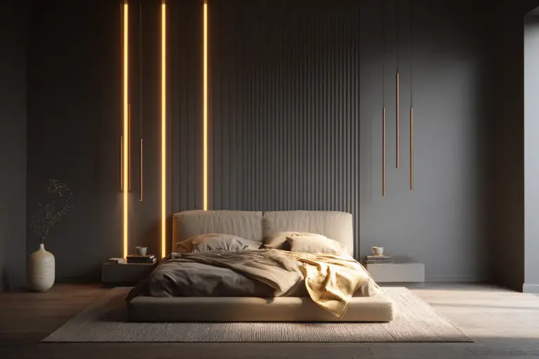 18 Bedroom Accent Wall Lighting Ideas To Brighten and Beautify Your Space