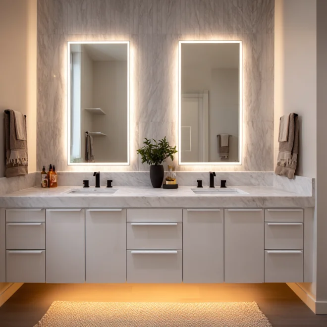 12 Double Vanity Lighting Ideas That Instantly Upgrade Your Bathroom
