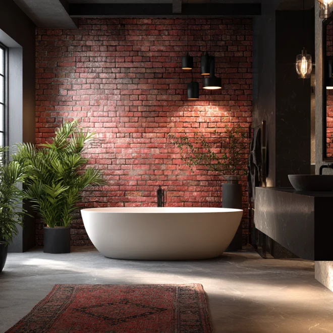 12 Stunning Bathroom Brick Wall Accent Ideas You’ll Want to Copy