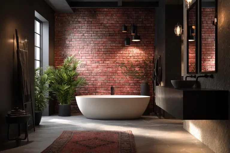 12 Stunning Bathroom Brick Wall Accent Ideas You’ll Want to Copy