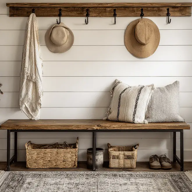 21 Entryway Bench Ideas That Are Seriously Clever