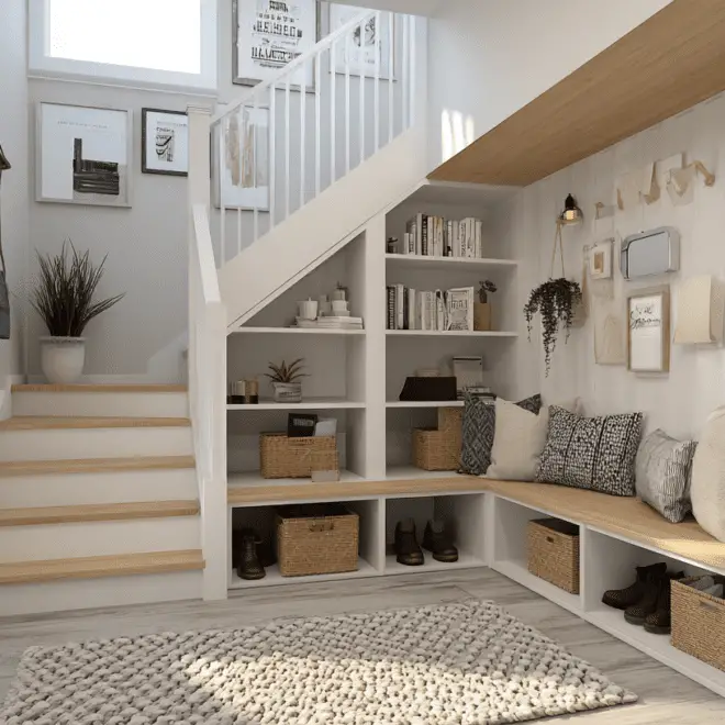 21 Super Clever Under Stairs Nook Ideas