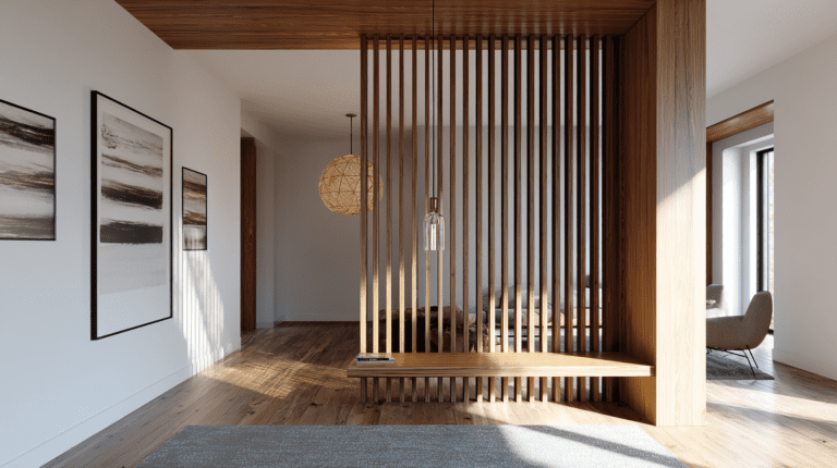 21 Genius Half-Wall Entryway Divider Ideas for Open-Concept Spaces