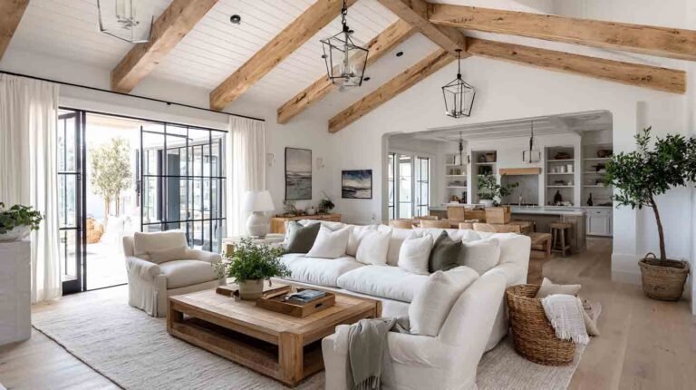 16 Stylish Rustic Shiplap Ceiling With Beams Ideas That Look Absolutely Stunning